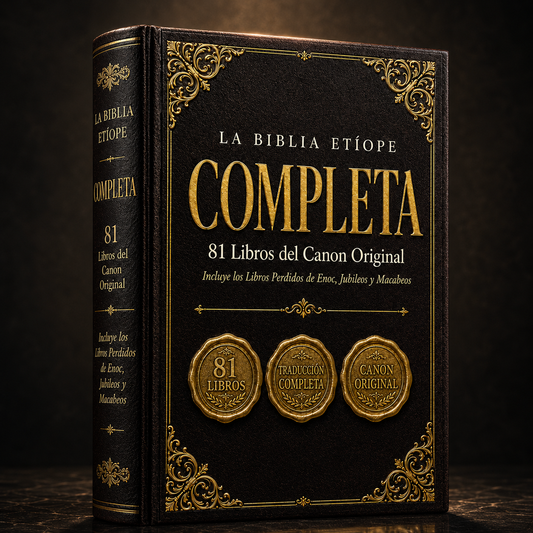 La Biblia Etíope Completa en Español + El Manual de Desencriptación Bíblica: Cómo Descifrar la Realidad Actual con Textos Antiguos
